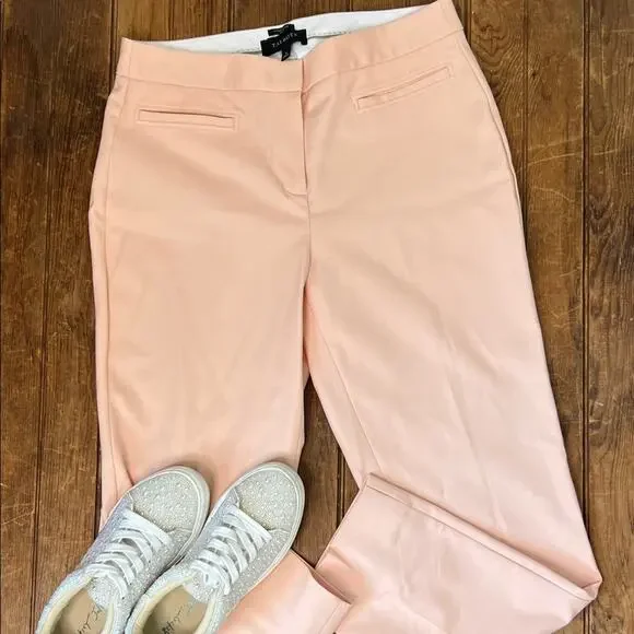 Women’s Talbots Pants trousers Hampshire Curvy Light Peach mid rise Ankle size 6 - Picture 1 of 7